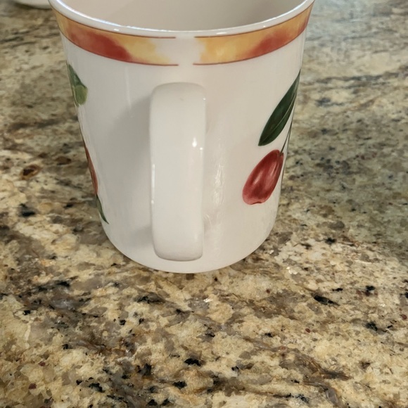 Mug Pear and Cherries Epoch Collection 4 Inch Height - Picture 2 of 5